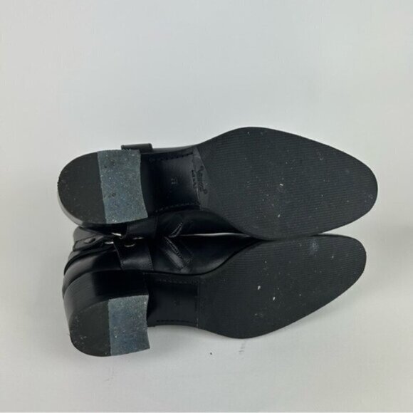 Saint Laurent Studded Black Leather Wyatt Boot Size 39 - Picture 11 of 13